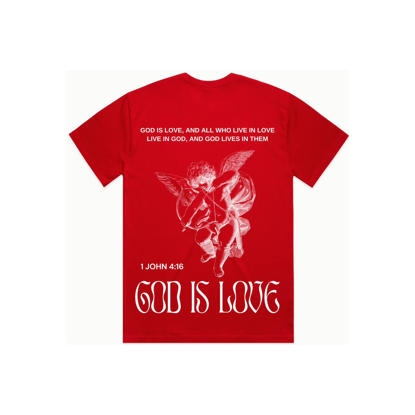 GOD IS LOVE TEE [CHERRY]