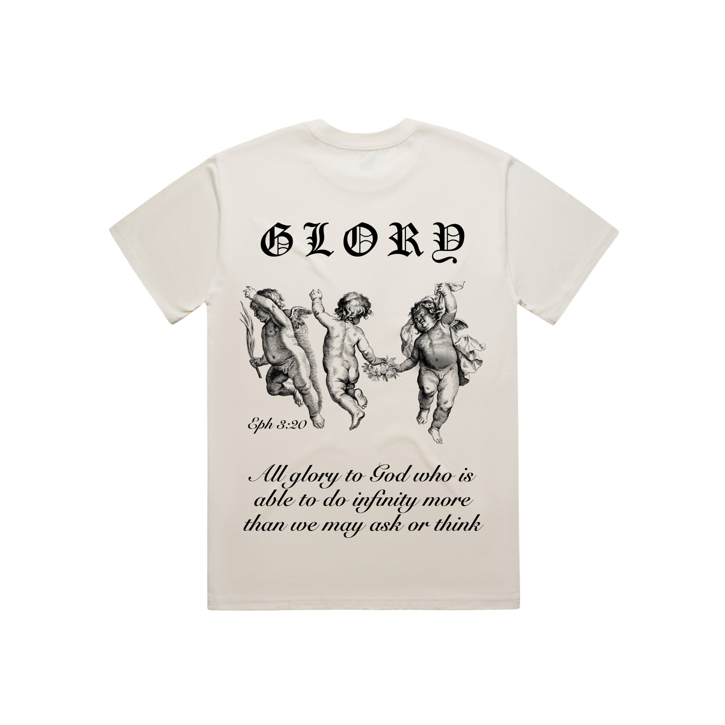 FIT FOR GOD ANGEL TEE [CREAM]