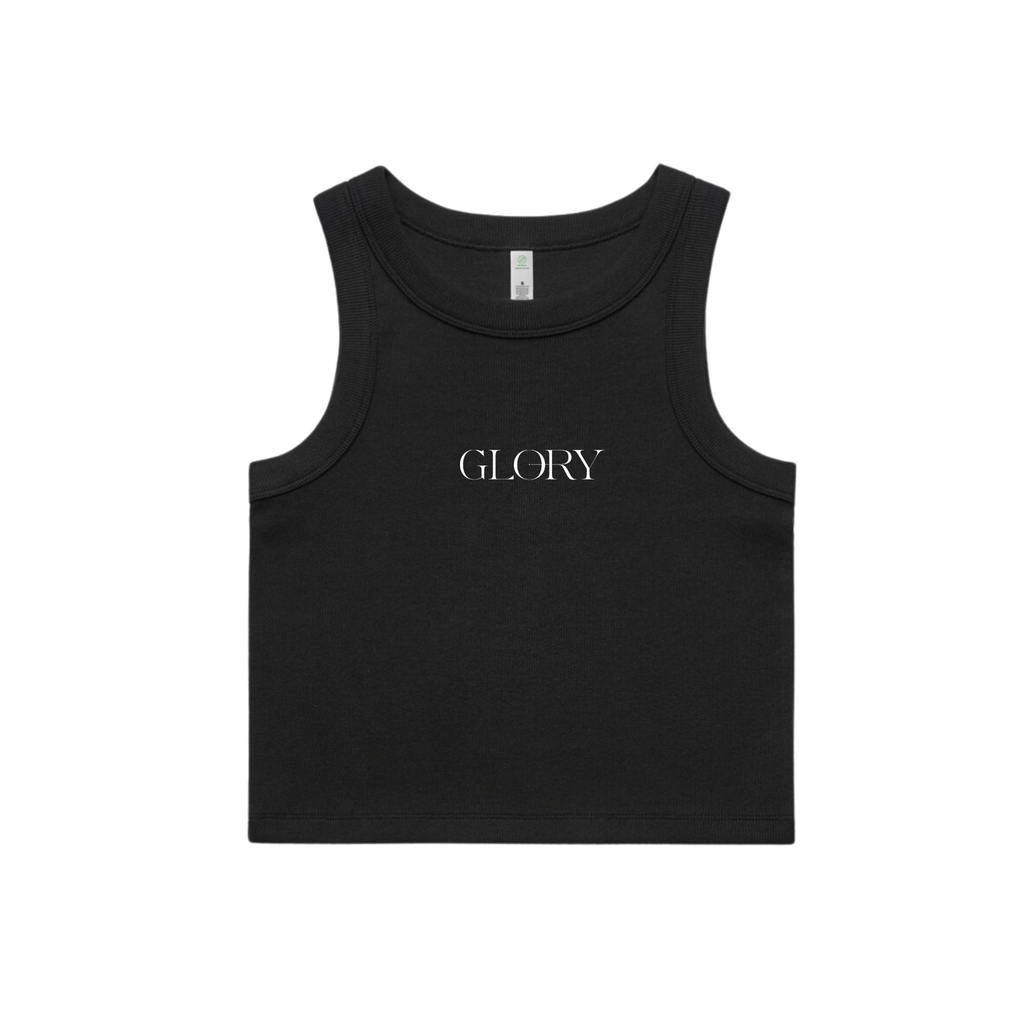 GLORY RIBBED TANK [BLACK]