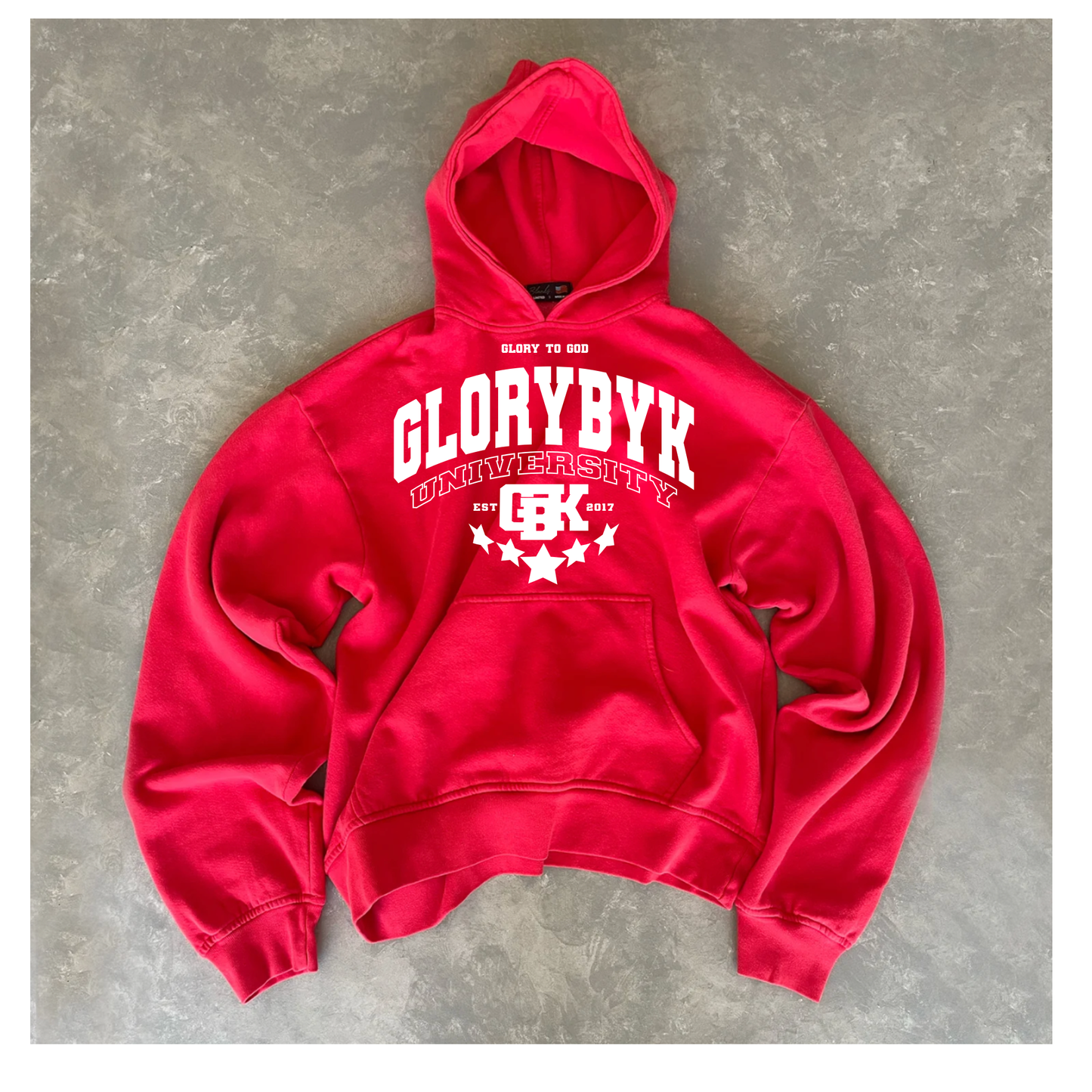 RED UNIVERSITY HOODIE