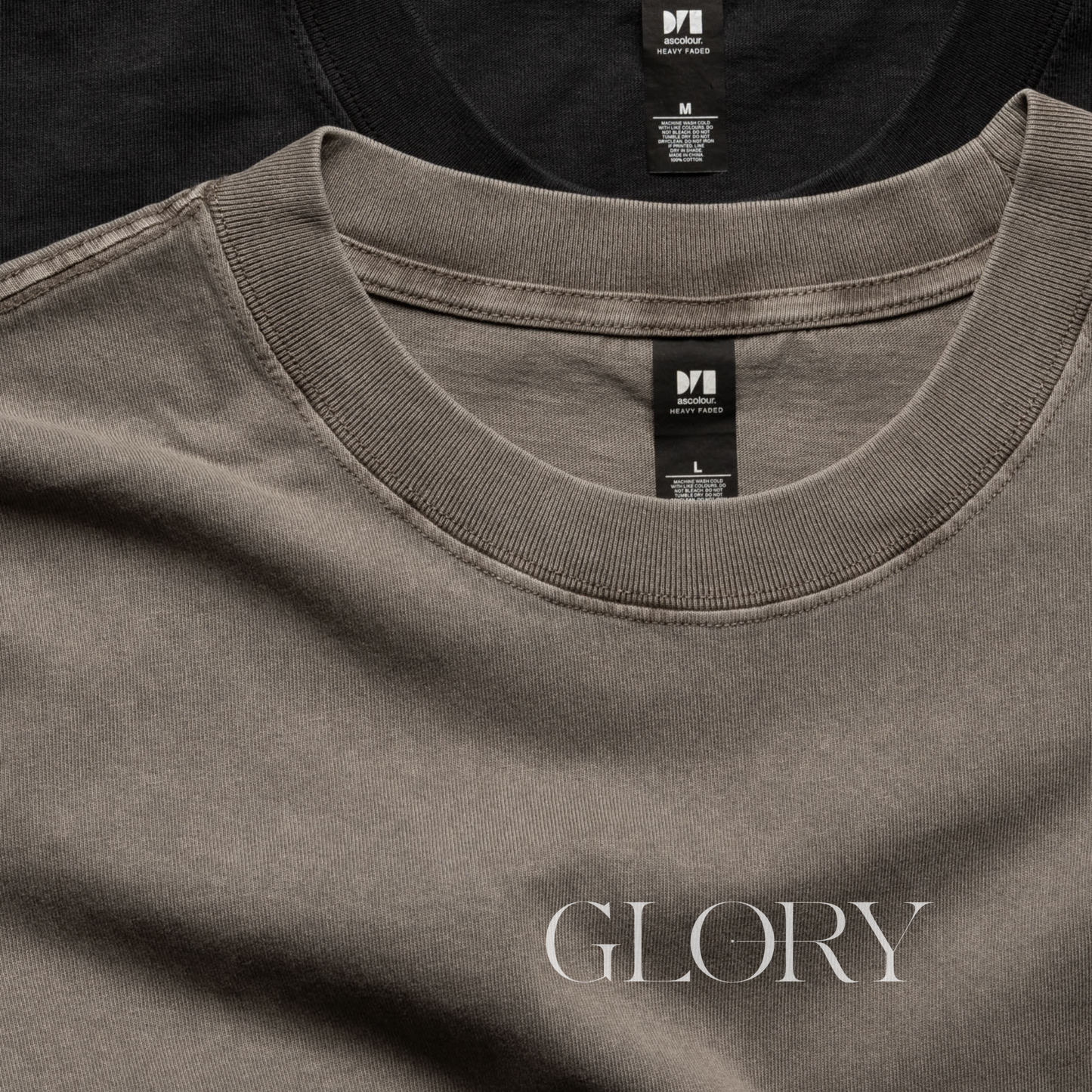 VINTAGE EMBROIDERED GLORY TEE [STONE]