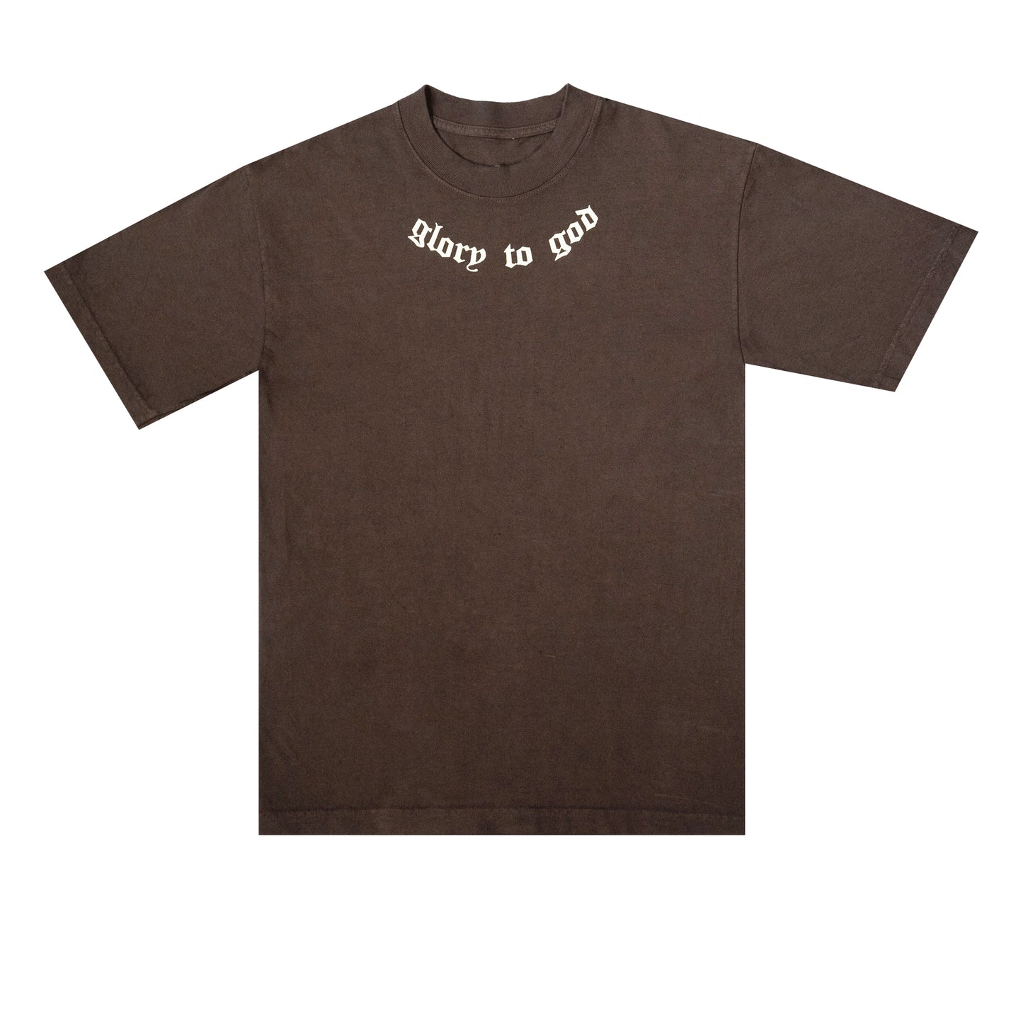 GLORY TO GOD TEE [CHOCOLATE]